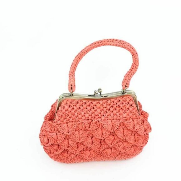 patricia nash laureana scalloped raffia satchel